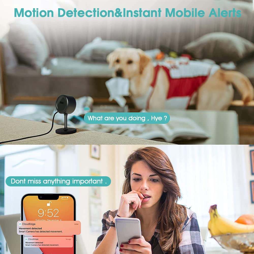ZORBES Security Camera with WiFi for Home 1080P HD Baby Monitor Camera Wireless Smart Camera for Home Security Motion Detection Night Vision Pet Baby Camera for Monitoring 2-Way Audio SD Card & Cloud Storage ZORBES Security Camera with WiFi for Home 1080P HD Baby Monitor Camera Wireless Smart Camera for Home Security Motion Detection Night Vision Pet Baby Camera for Monitoring 2-Way Audio SD Card & Cloud Storage